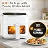 Simple Deluxe 8-in-1 Digital 4-Quart Air Fryer with Visible Cooking Window