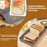 Kiss Core Adjustable Foldable Bread Slicer Guide with Plastic Crumb Tray