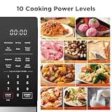 Black+Decker 5-in-1 Countertop Microwave Oven with Air Fry and Convection 0.9 Cu Ft