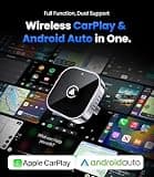 Teeran 2-in-1 Dual-Band Wireless CarPlay and Android Auto Adapter Model