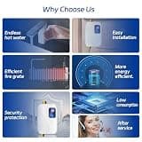 Xwdzswgs 3000W 110V Under-Sink Point-of-Use Electric Tankless Water Heater