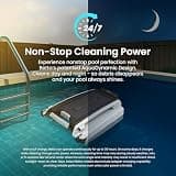 Betta SE Solar-Powered Automatic Robotic Pool Surface Skimmer in White
