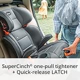 Chicco KidFit ClearTex Plus 2-in-1 Belt-Positioning Booster Car Seat with LATCH