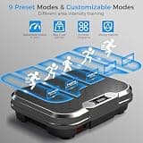 AoraPulse Vibration Plate Exercise Machine with 400 lbs Capacity and 250 Speeds