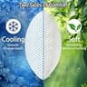 Premium Cooling Gel Shredded Memory Foam Queen Pillow with Dual-Sided Cover