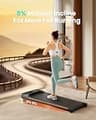 Abonow Ultra-Slim Compact Under Desk Walking Pad with 8% Manual Incline