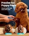 oneisall Dual-Blade Dog Trimmer with Interchangeable Heads & 2-Hour Battery Life