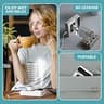 HOMDIS HU100-WHI Portable Travel Humidifier with Smart Bottle-Top Design