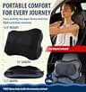 Zyllion Shiatsu Back and Neck Massager with Heat, 3D Deep Tissue Pillow