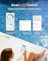 Dwwce Smart Salt Water Chlorinator System with WiFi & App Control - 40K Gal