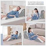Yojoker 4-Piece Orthopedic Bed Wedge Pillow System for Full Body Support