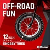 Razor MX125 Dirt Rocket Electric Motocross Bike with Rear-Wheel Drive