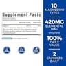 Vitalibre 10-in-1 Full-Spectrum Magnesium Complex with Vitamin D3 & B6