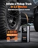WOLFBOX 3000A Portable Car Jump Starter with 160 PSI Digital Air Compressor