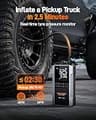 WOLFBOX 3000A Portable Car Jump Starter with 160 PSI Digital Air Compressor