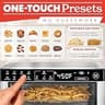 Gourmia Digital Air Fryer Toaster Oven with 12 Presets and 4-Slice Capacity