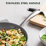 GreenPan Lima Hard-Anodized 12-Inch Ceramic Nonstick Frying Pan Skillet with Glass Lid