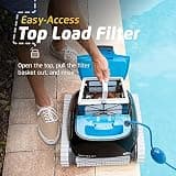 Dolphin Nautilus CC Automatic Robotic Pool Vacuum Cleaner for Wall and Floor