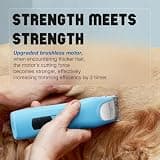 FuzzyFix Professional 2-Speed Dog Clippers for Thick Curly & Matted Coats