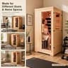 Homsido Handcrafted Hemlock Far Infrared Wooden Sauna Cabin, Modular