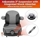 Keystone Seats Comfort Elite Mid-Back Suspension Seat