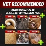Petazy 2% Chlorhexidine Wipes for Dogs, 3X Larger for Yeast and Hot Spots