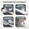 Heavy Weight 7oz Stainless Steel Adaptive Flatware Set for Hand Tremors