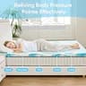 OLIXIS 2-Inch Low-Profile Gel-Infused Memory Foam Mattress Topper, Full Size