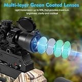HILIYOT 1.5-5x32 Crossbow Scope with Dedicated Scale Dial Locking Ring