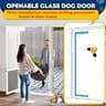 Eillion XLarge Swing-Open Dog Door Insert for Drafty Sliding Glass Doors