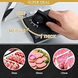 SUPER DEAL Premium Electric Food Slicer with 7.5-inch Stainless Blade