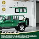 Euluese Upgraded Wrangler Hardtop Ceiling Pulley Lift with Thumb Screws