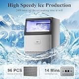 Mountman 200lb Commercial Ice Maker Machine with Moisture-Repellent Base