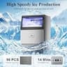 Mountman 200lb Commercial Ice Maker Machine with Moisture-Repellent Base