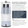 Big Berkey Gravity-Fed Stainless Steel Countertop Water Filter System, 2.25 Gallon