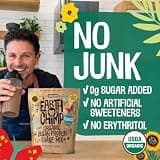 EarthChimp Organic Vegan Protein Powder with Probiotics, Dairy & Soy Free