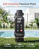 Dwwce Smart Salt Water Chlorinator System with WiFi & App Control - 40K Gal