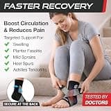 Sleeve Stars Ankle Brace with Removable Strap