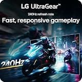 LG UltraGear 27GR83Q-B 27-Inch QHD IPS Gaming Monitor, 240Hz 1ms HDMI 2.1