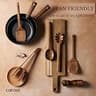 CAROTE 8-Piece Acacia Wood Cooking Utensil Set for Nonstick Cookware Use