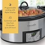 Crock-Pot Cook & Carry Programmable Digital Slow Cooker, 6-Quart Capacity