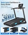 MERACH Double Deck Foldable Treadmill with App Integration and 2.5 HP Motor