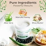 Wild Naturals Eczema & Psoriasis Cream with Organic Aloe Vera and Soothing Manuka Honey