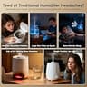 NowFlair Portable Small Humidifier with Integrated Water Filter Element