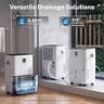 Yaufey 80-Pint Energy Star Certified Dehumidifier with Smart Humidity Control