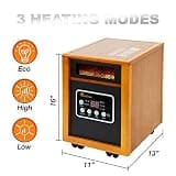 Dr. Infrared Heater DR-968 Portable Dual Heating System Space Heater