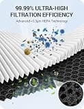 BASENOR HEPA & Activated Carbon Cabin Air Filter for Tesla Model 3 & Y