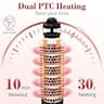 Ufree 1.5-Inch Heated Round Brush with 9 Digital Heat Settings and Ionic Technology