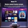 Aurzen Roku TV Smart Portable Projector with Native 1080p, Auto Focus and Keystone