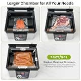 Gasbye CV4520 5.3-Quart Chamber Vacuum Sealer with Replaceable Seal Bar